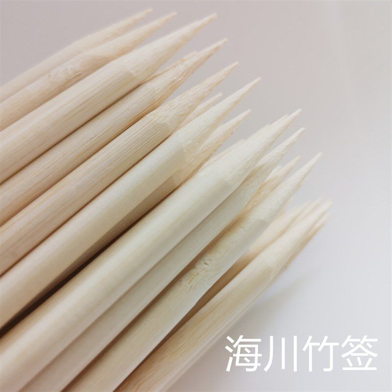 薯塔竹签60cm*6.0mm庙会展销会加粗加长大肉串竹签烧烤签子200支