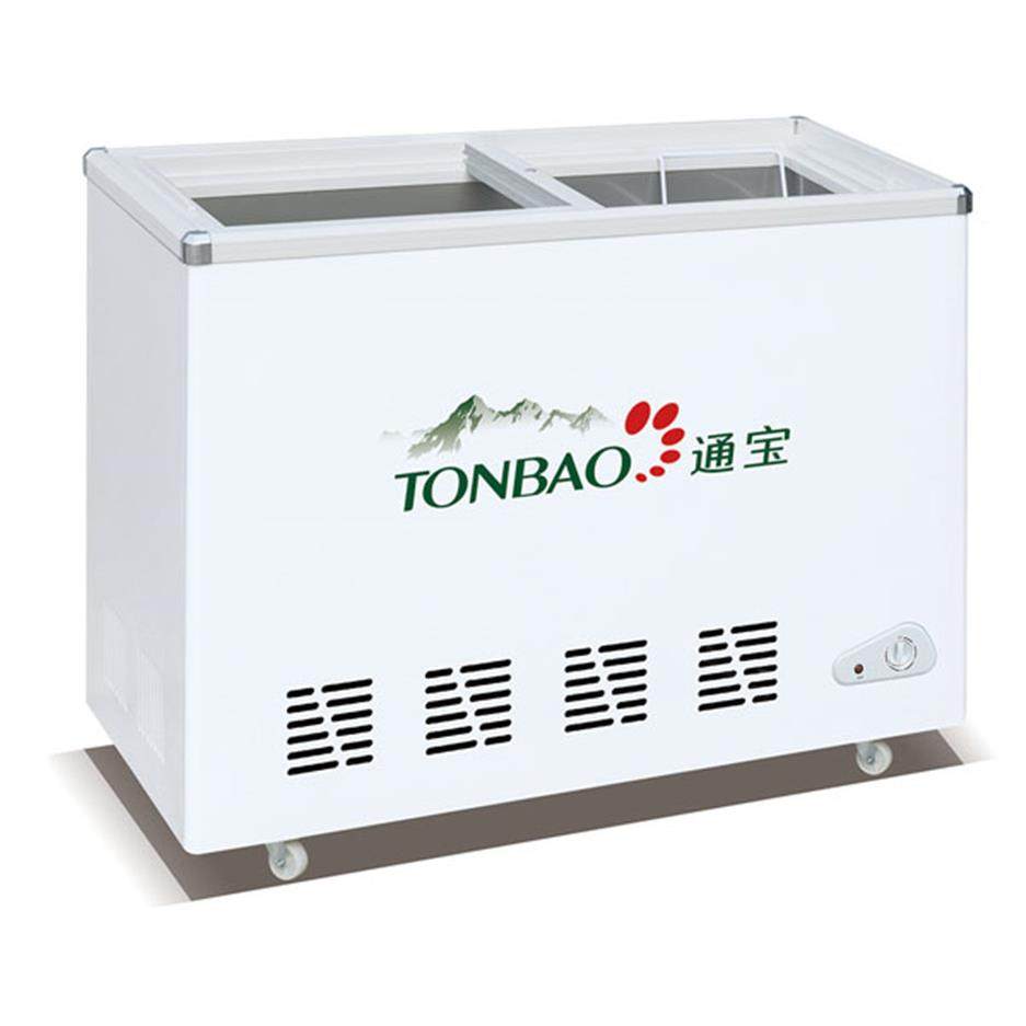 通宝冷柜 商用卧式单温冷藏柜饮料啤酒展示柜 卧式单温水柜系列