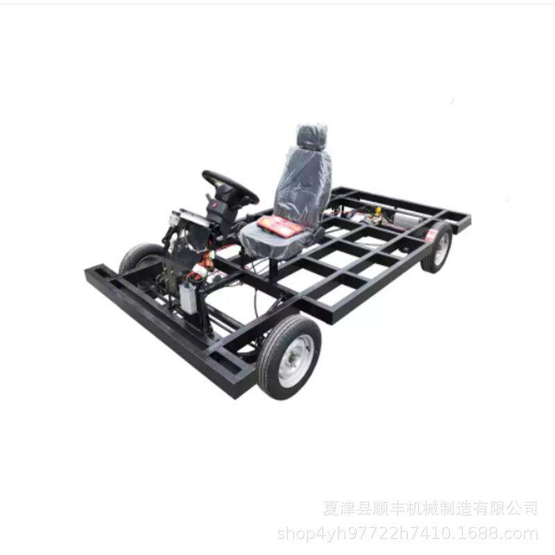 电动四轮餐车流动美食车观光底盘配件碟刹前桥总成四驱后桥总成改