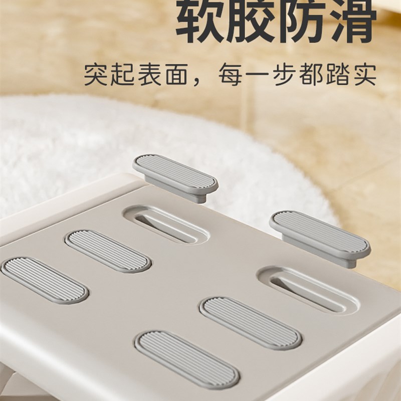 inhe儿童踩脚凳洗手台增高台阶浴室脚踏楼梯幼儿卫生间防滑脚踏凳