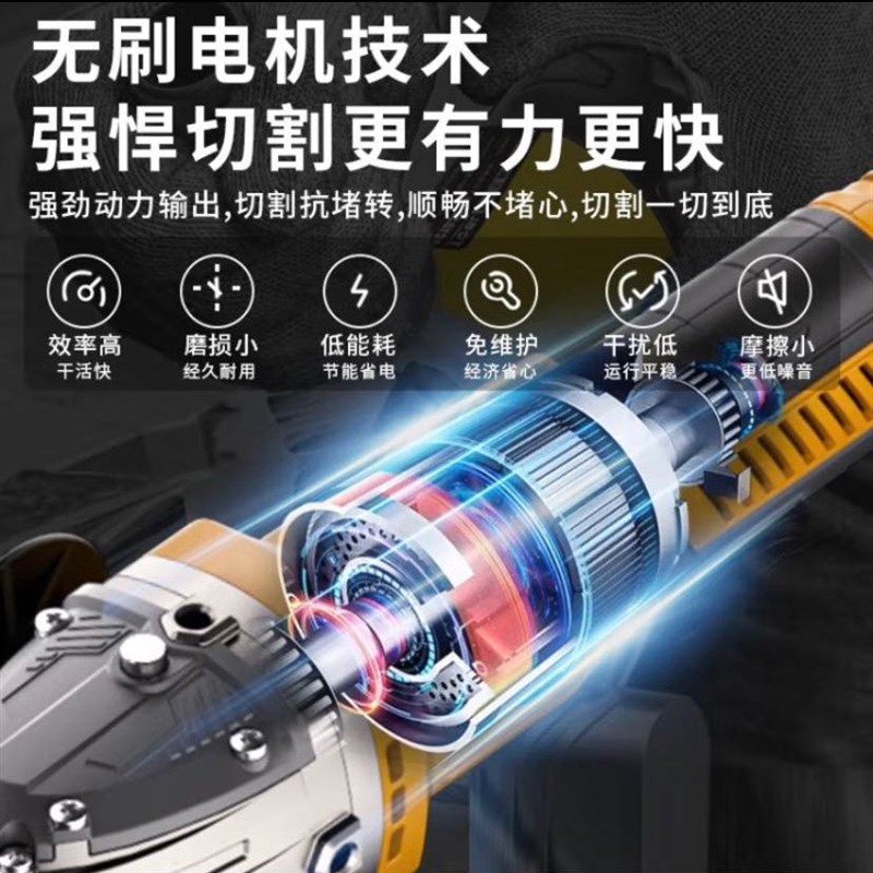 铁成手持冷切锯无刷螺纹钢筋切割机电缆剪锯锂电圆方钢管螺丝栓切