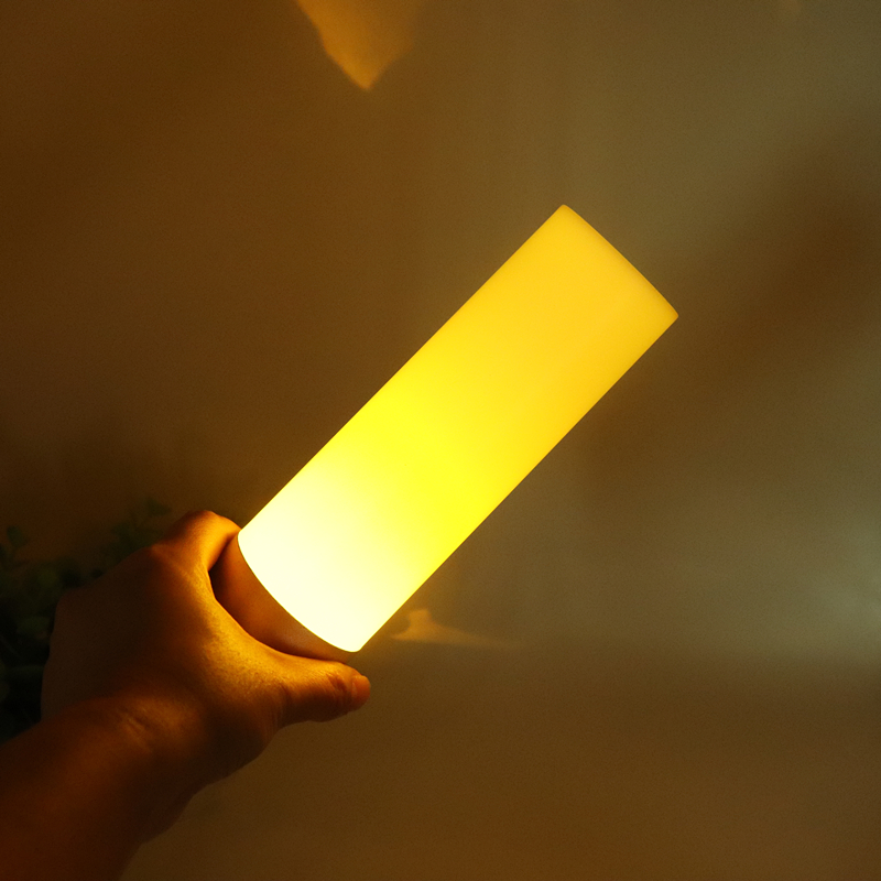 led充电酒吧台灯ktv酒店咖啡厅装饰桌灯小夜灯圆柱金属手握吧台灯