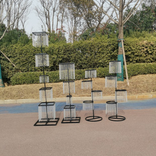 新款婚庆道具昭华发光水晶路引韩式韶华珠帘串婚礼堂T台装饰摆件