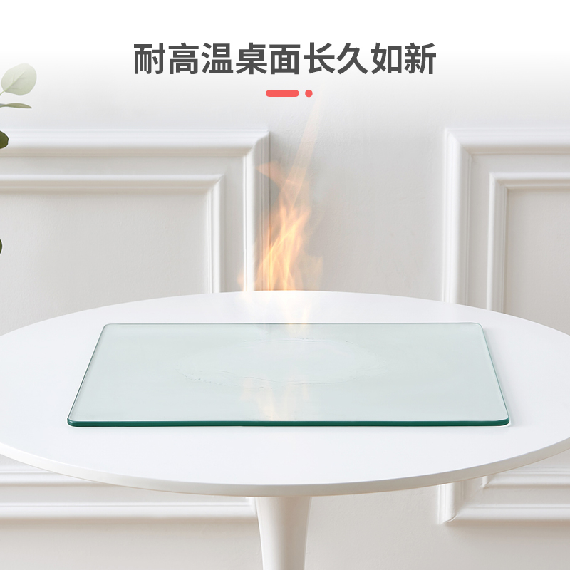 钢化玻璃桌布家用桌面餐桌茶几桌垫玻璃台面防水防油玻璃板长方形