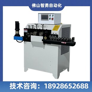 数控全自动伺服打圈机钢筋金属线材铝铜冷拔丝扁线螺旋卷圆打圈机