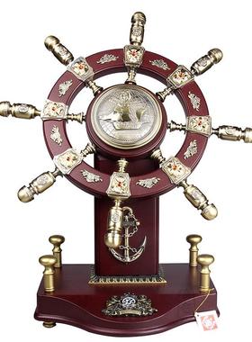 开业礼品一风顺领帆舵办公室摆件高档商务品送航客户纪念品定无品