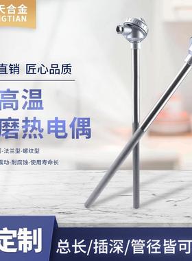 厂家生热产用耐磨热电偶硫化床K型电偶WRM-131N/331水泥厂FMM电厂