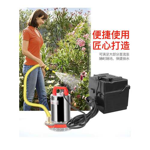 12RUDV2流4V直潜瓶水泵电车48v浇菜水泵电池充电用家用抽水机农灌