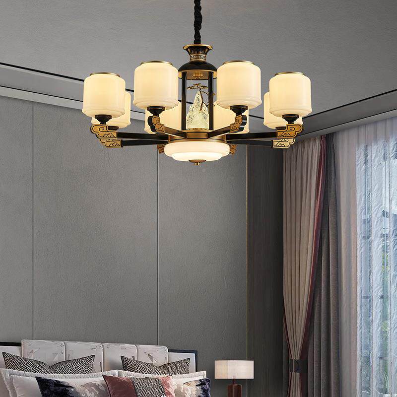 新中式吊灯轻奢大气客厅灯中国风厅意卧室家别餐墅复式137楼禅用