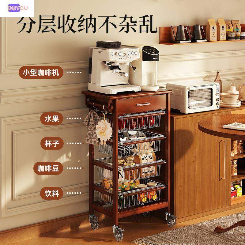 中风实纳木食推车置物架客厅卧室落地古式收架复65507393古风饮料,收纳整理,书桌收纳置物架,淘宝优惠券,粉丝福利购,淘宝优惠卷