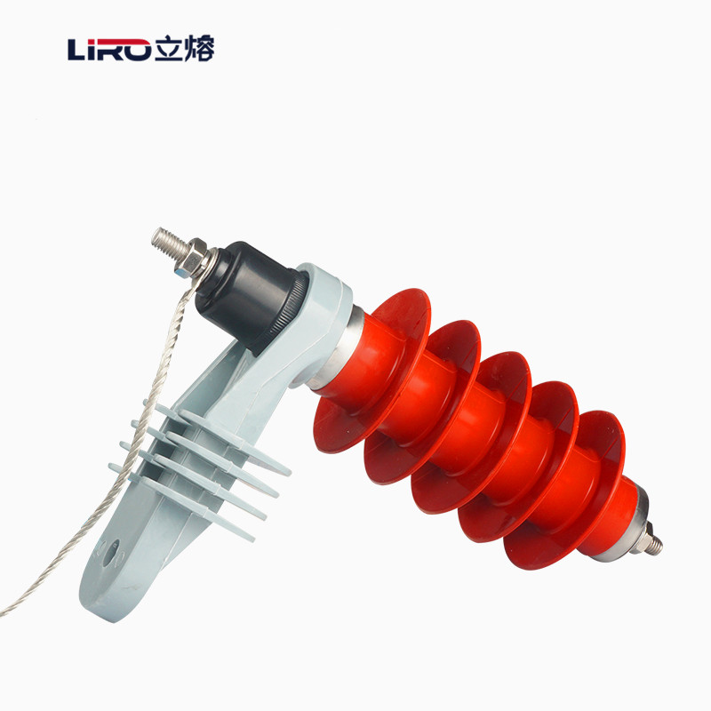 A级国标HY5WS-17/50L户外高压10-12KV脱离扣支架氧W化锌避雷器配