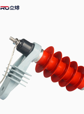 A级国标HY5WS-17/50L户外高压10-12KV脱离扣支架氧W化锌避雷器配