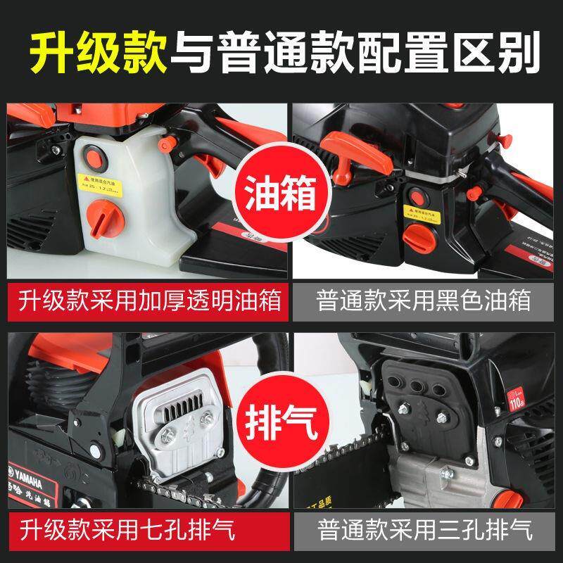 油锯电据伐木锯家用链锯木头汽油锯便携电锯园林锯锯子砍树机手提