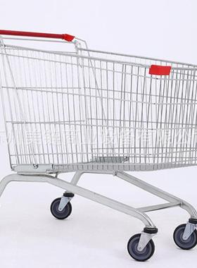 供连锁超ML-SEU欧式脚应大升数市金购物车电商仓库属手推车