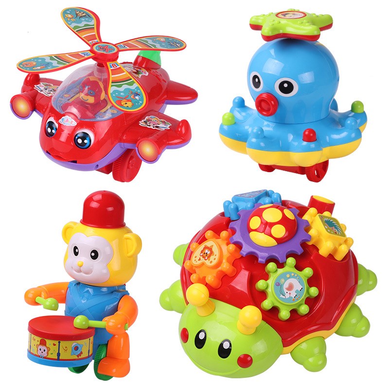 儿童手推飞机宝宝学步手推车幼儿园男孩女孩推推乐地摊