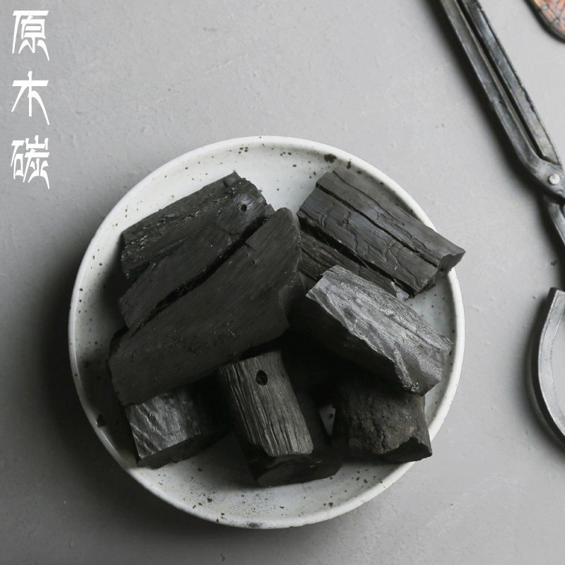 六合堂 木碳 果木炭 炭炉煮茶碳 烧烤天然原木材 农家柴火炭