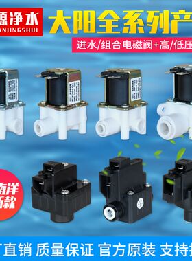 南洋大阳进水电磁阀废水组合阀高压低压开关阀24V净水器配件通用