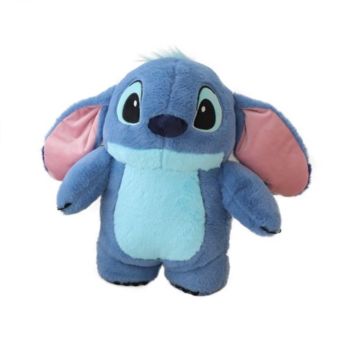 】卡通史迪仔毛绒公仔玩偶毛毯子二合一软绵绵抱枕午睡空调毯