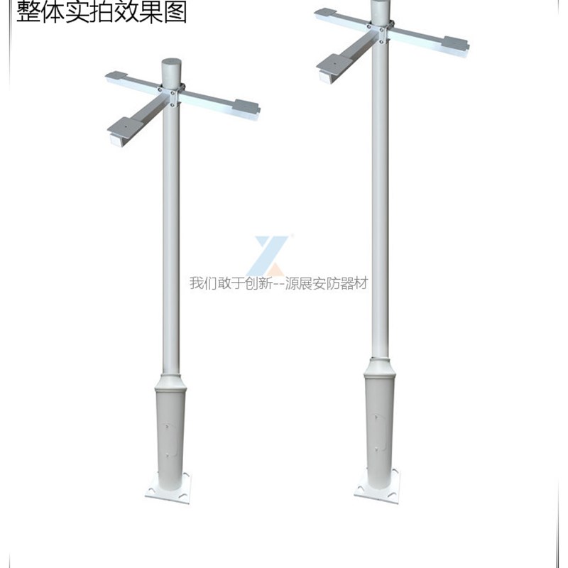 监控立杆3米小区立杆支架室外3.5米摄像头监控杆米广东立柱