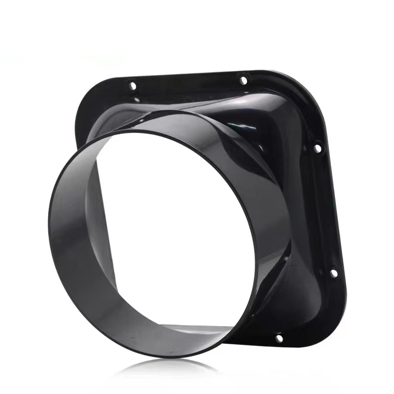 管道风机方法兰接头塑料通风口新风系统连接口100天方地圆1/200