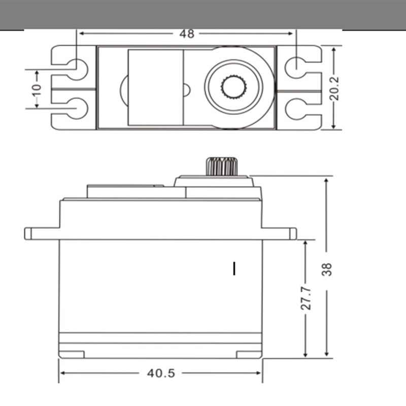 JX55数码舵机KG数字舵机全金属齿轮车模船模飞机机器人专用