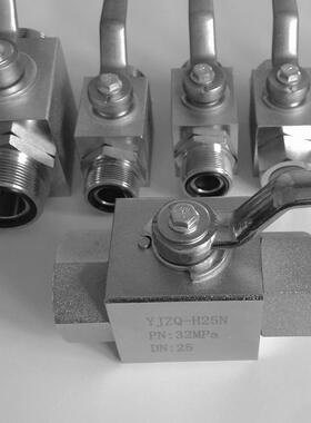 供Z应CJQ系454列高压截球阀高压阀液压止球阀直通球阀