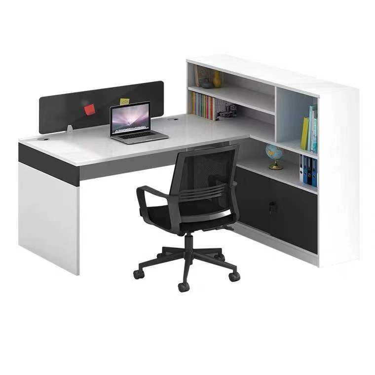 创意办公桌椅2//人位办公室简约现代屏风工作位职员桌卡座