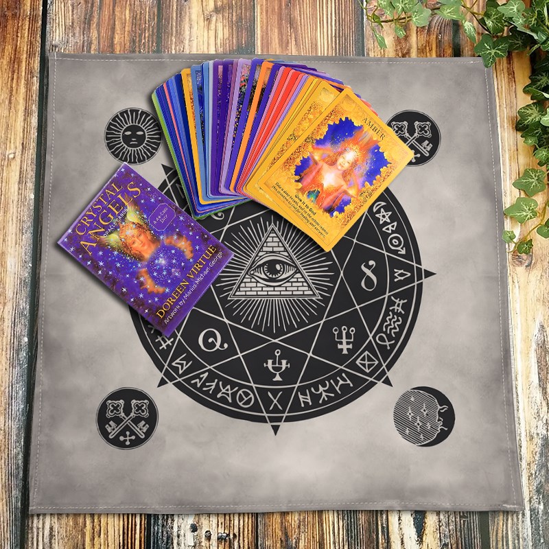 八阵图塔罗牌桌布推牌布棋盘游戏桌游背景布仪式布全视之眼 定制
