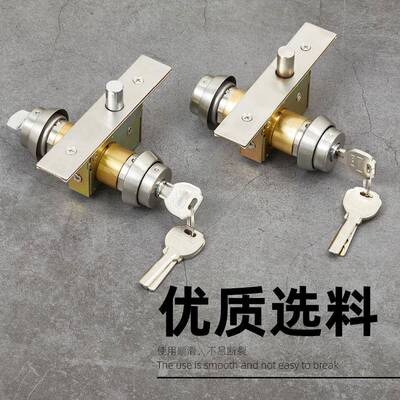 地门不锁有框玻地璃门平头弹锁包框门地锁地弹地弹门锁簧锁锈钢门