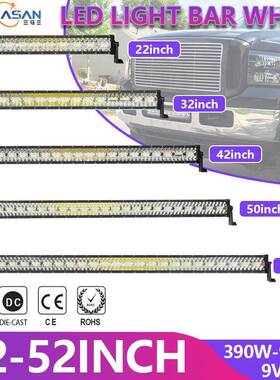 电商46w1悍马款直56车l越ed长条灯野车8顶灯