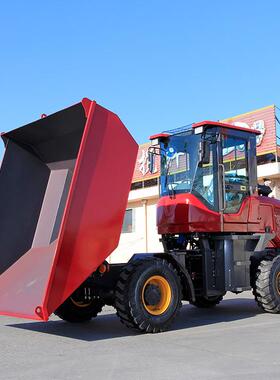 电灰动手翻车自卸翻斗IYC电动斗推车工地基建斗物料推拉设备