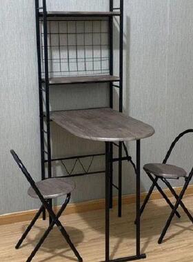 靠墙桌椅折叠VDO吧台桌小椅厨客房厅美隔断甲工作桌双人二人户型