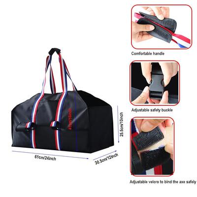 彩装色织提手原木带柴火手提袋多工UC0336伐具木材搬运种收纳袋伐