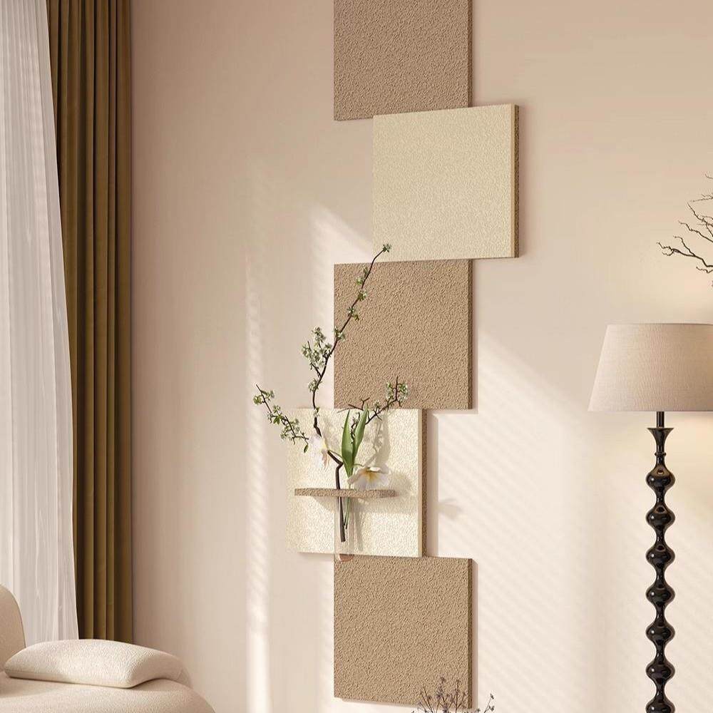 意式极道简入户竖画正对门玄关装饰PWY画过走厅廊客挂画感版植物