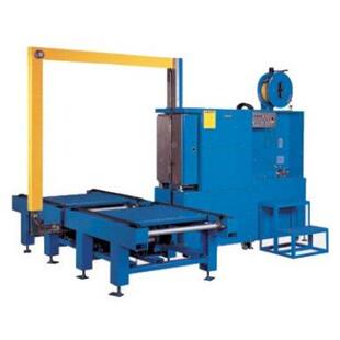 气动加全自动打包机；气压缸式加扎顶捆机KMK全动低台捆自包机