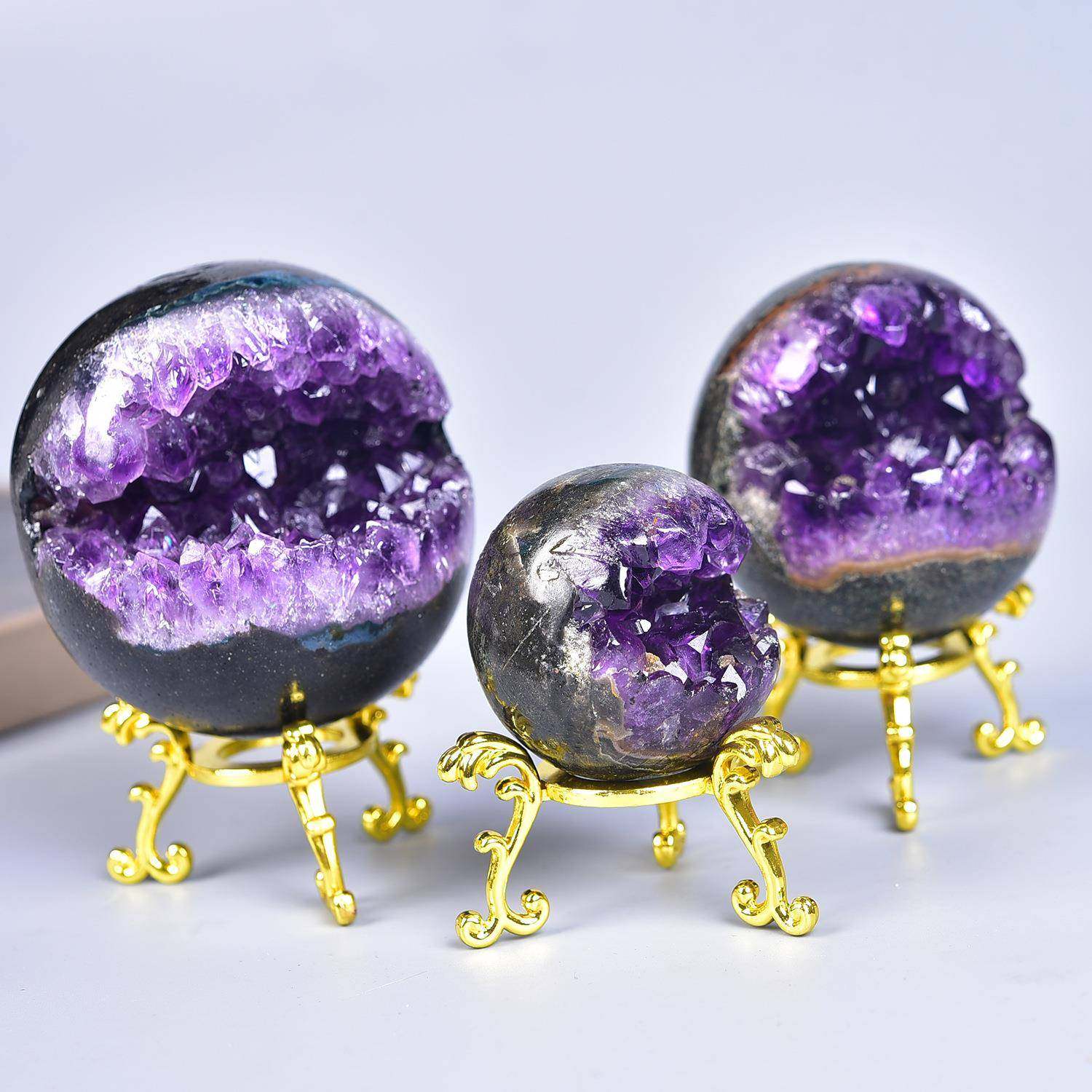 直播货天紫宝水供晶簇开然口笑紫晶洞聚盆HUW家居办公装饰工艺品