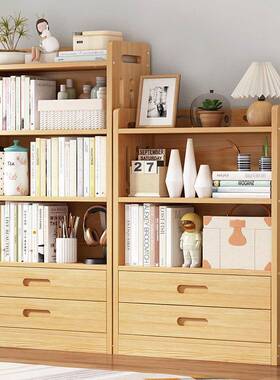 木书架置物架落地家用儿童实阅读多层客厅简易书架柜DEY公室收办