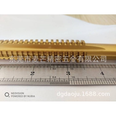 Tr14X2梯形牙丝攻丝锥.长导向牙牙纹光滑镀钛梯形丝锥