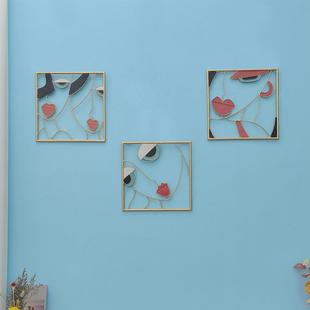 玄式 铁艺人物抽意象组合墙面壁饰挂件关挂A2588壁立体创意挂饰墙