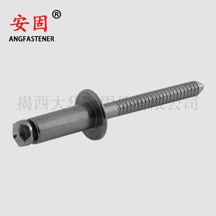 开口抽铆芯钉1不锈钢搓型牙抽芯铆钉GB2618全XKY钢开口拉铆钉
