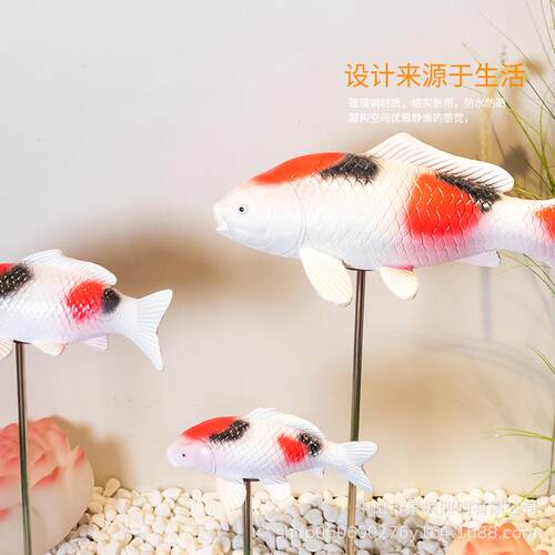 LED鲤装饰池灯鱼缸造水型灯人工湖水LT-LY301上景观美鱼陈灯小区