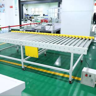 动力滚筒线装卸货传送带流水线自动辊筒小型传送带卸货滚筒输送线