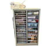 文具收纳柜抽屉式 文件柜钢笔铅笔储物柜平底多层美甲收纳柜