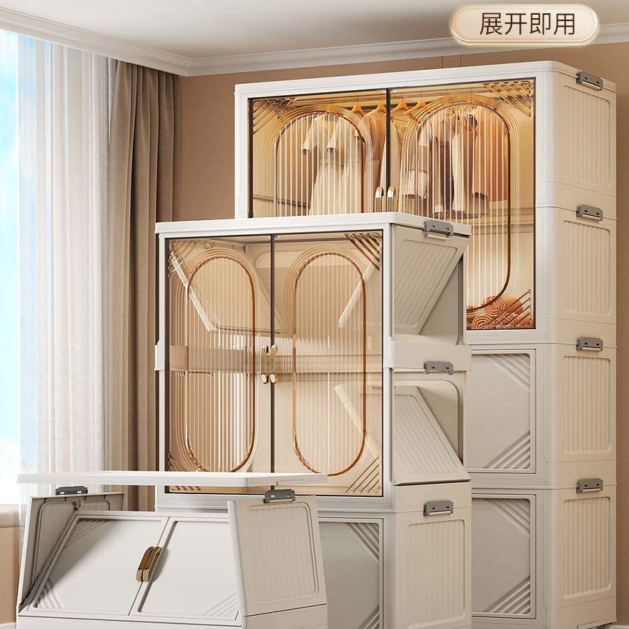 简易衣柜家用衣服被子收纳柜子小衣橱儿童卧室出租屋可折叠