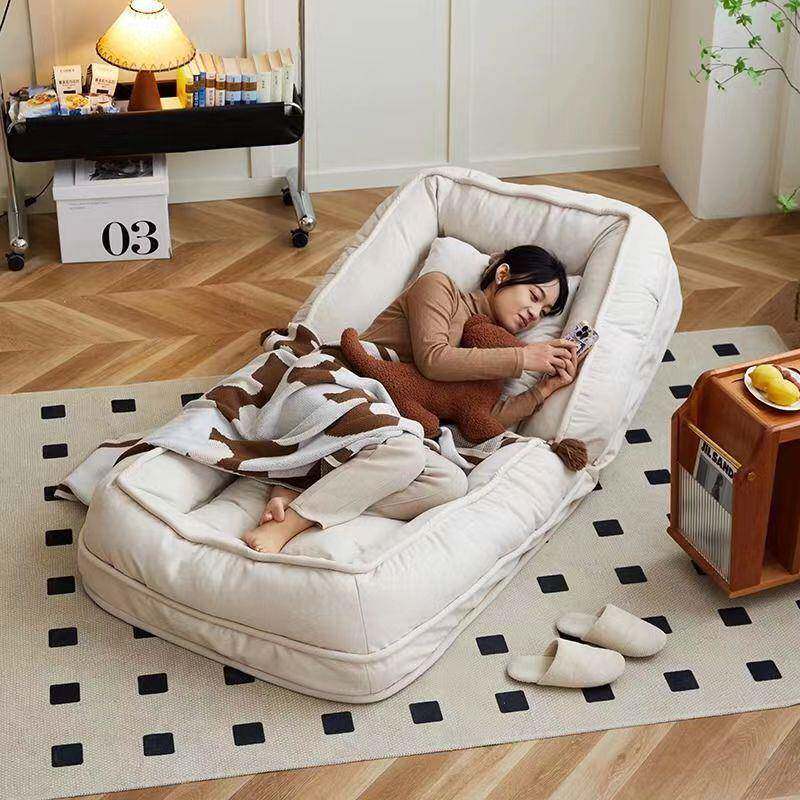 人类狗窝懒人沙发卧室折叠房阳台巨间大人AEG网红沙发双单床人榻