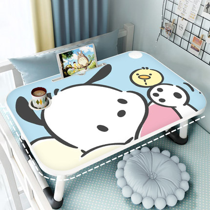 帕恰狗床上小桌子可折叠卡通小桌板笔记本电脑懒人支架办公书桌宿