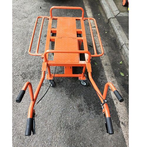汽油双轮车170汽油栏杆手推车带护栏鸡公车农业运输车可拆卸护栏