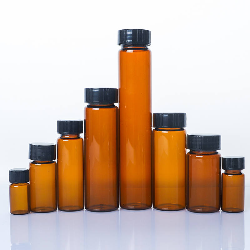 2/3/5/10/15/20/30//0ml玻璃螺口瓶 棕色样品瓶 试剂瓶 菌种瓶 每