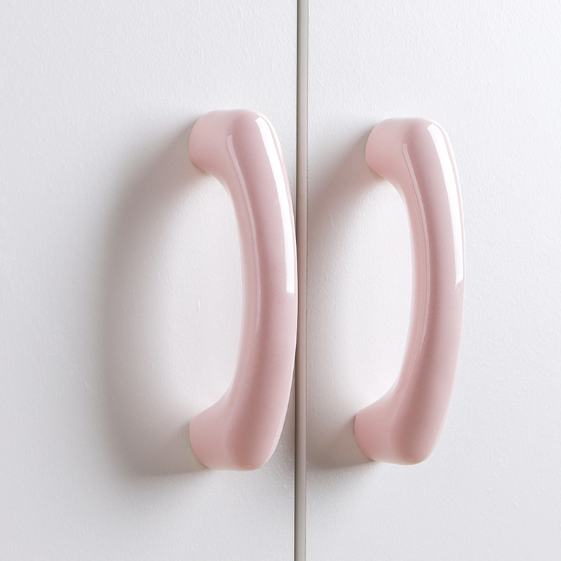 可爱女儿房拉手高端定制现代简约衣柜门橱柜子抽屉女孩小把手