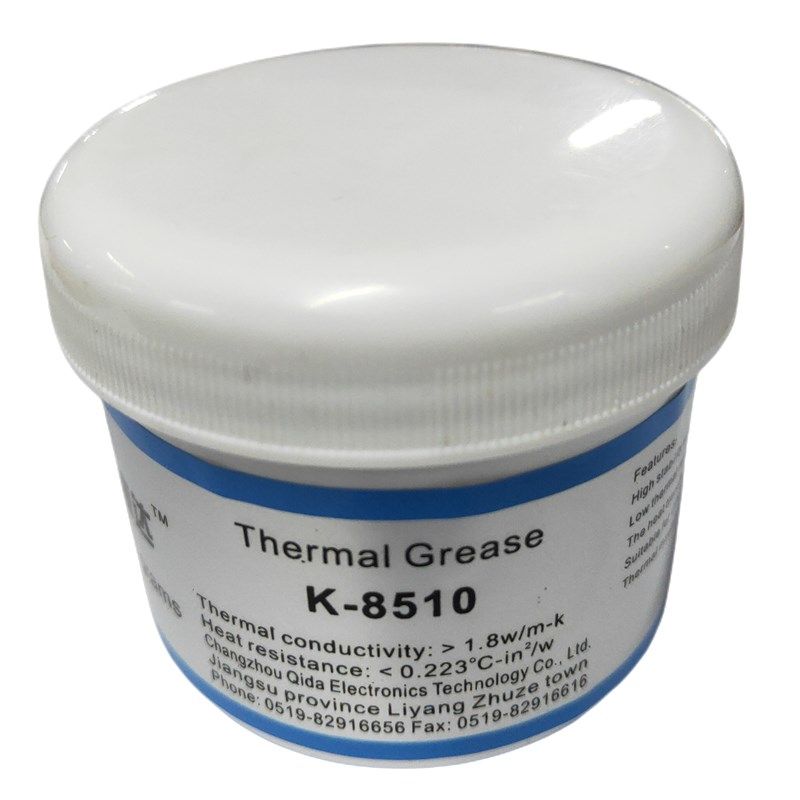 卡奇达K-8510导热硅脂绝缘耐高温散热膏 硅胶不固化1.8系数150g